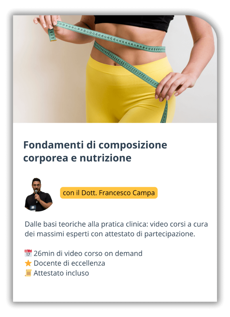 Fondamenti di composizione corporea